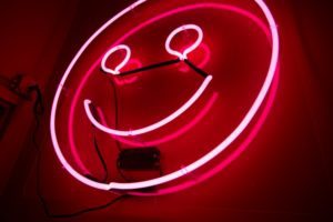 smiley face, reduced anxiety after quitting alcohol