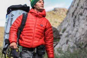 man staying active during winter