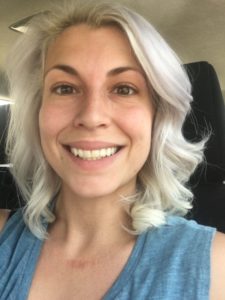 woman after quitting alcohol smiling