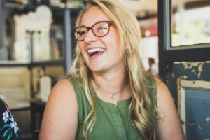 woman having fun on alcohol-free night out