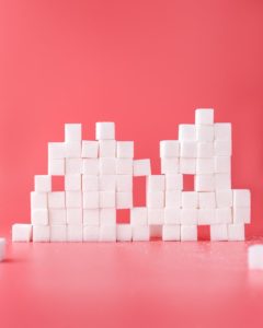 pile of sugar cubes