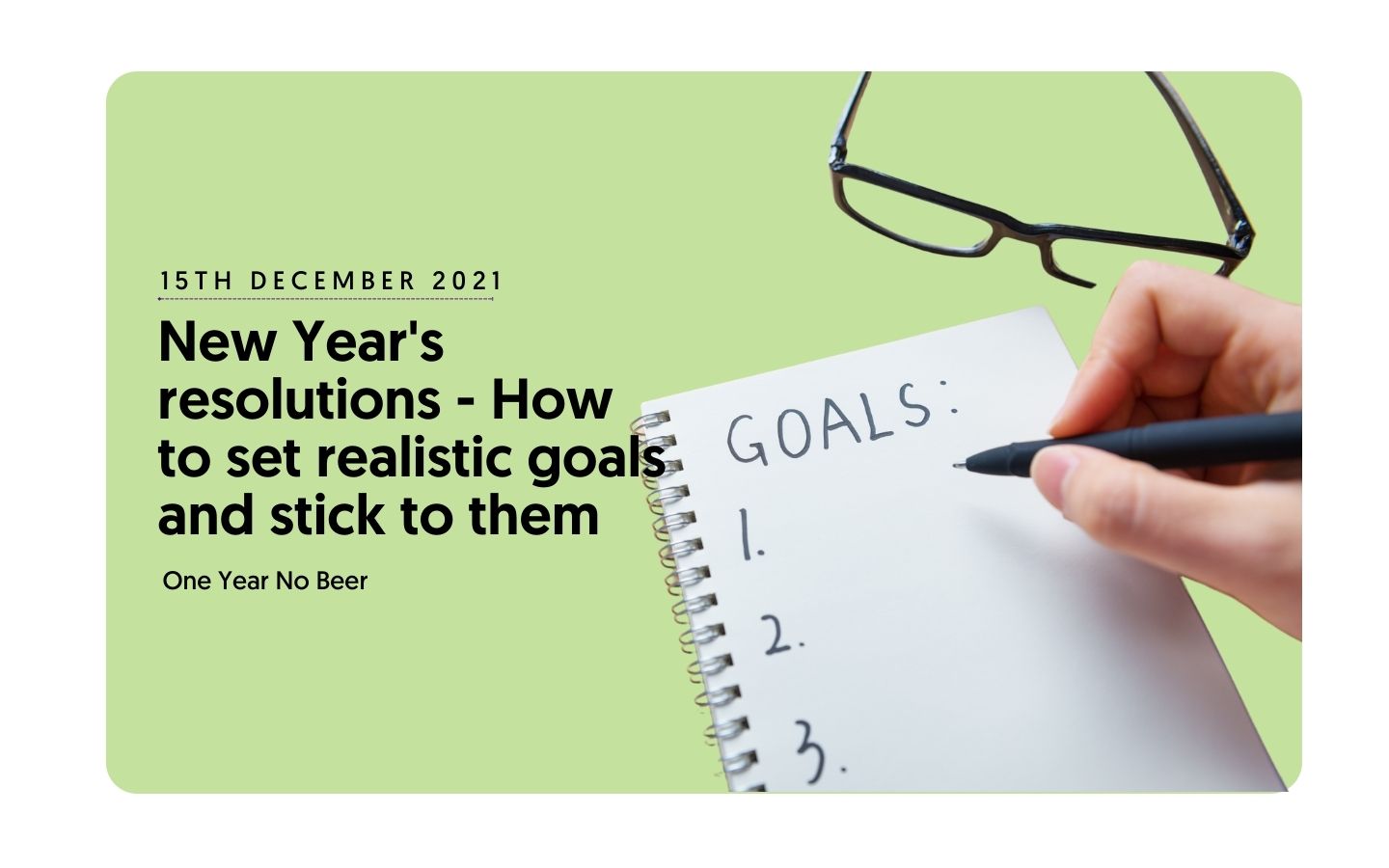 New Year's resolutions – How to set realistic goals and stick to them